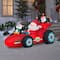 7.5ft. Airblown® Inflatable Santa in Racecar with Penguins
